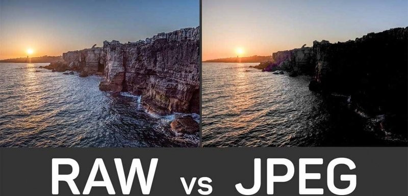 تفاوت عکس‌های RAW و JPEG