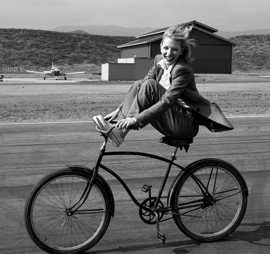 عکاسی از دوچرخه سوار